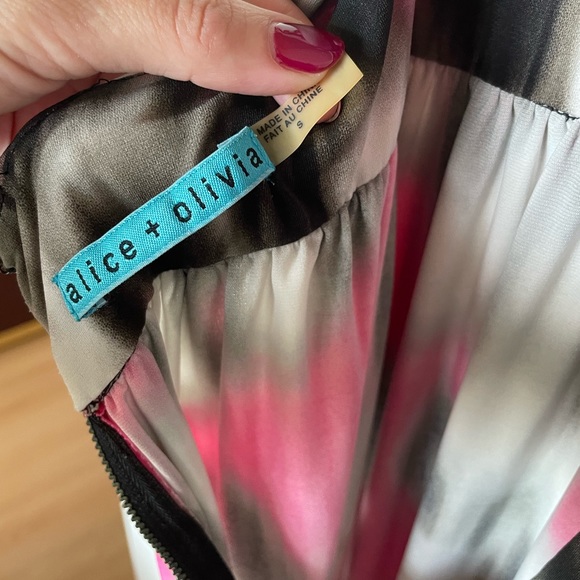 Alice + Olivia Tie Dye Print Maxi Dress - Picture 8 of 8